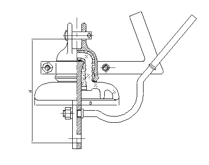 地線型盤形懸式玻璃絕緣子圖紙